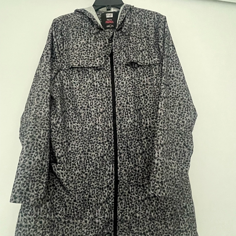 Leopard Print Hooded Jacket